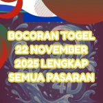 Bocoran Togel 22 November 2025 Lengkap Semua Pasaran